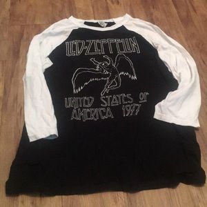 Led Zeppelin Baseball T-Shirt Vintage
